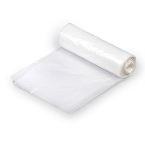 Colonial Bag HCR40XC Trash Bag Extra Heavy Duty 33 gal. Clear HDPE 16 Mic. 33 X 40 Inch X-Seal Bottom Twist Tie Coreless Roll. Case of 250 30269058