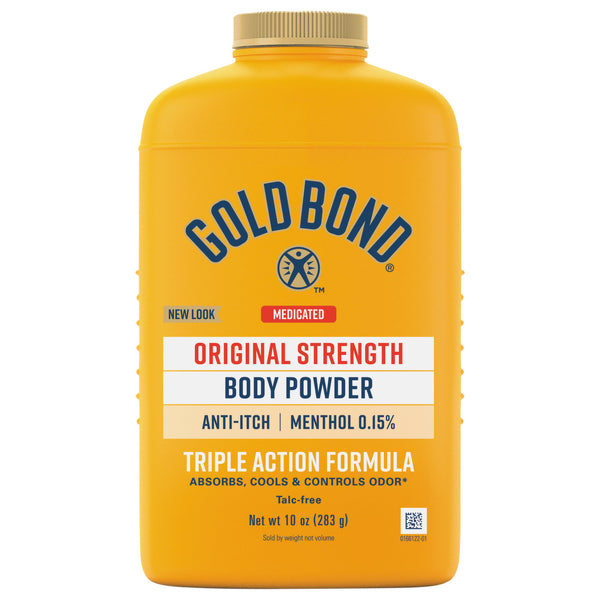 Gold Bond Body Powder 10 oz. Menthol Scent Shaker Bottle Menthol, 1 Ea