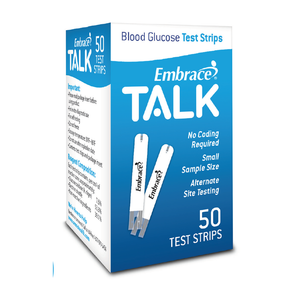 Embrace TALK Blood Glucose Test Strips 10143194