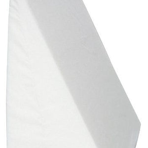 Foam Slant Wedge W/White Zip Cover 24" L x 24" W x 10" D, Polycotton, Polyurethane Foam