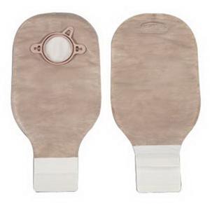 New Image 2-Piece Drainable Ostomy Pouch - 2-Sided Comfort Panel, Lock 'n Roll , Filter, 12" L, Precut, 2-1/4", Beige, Box of 10 87361742