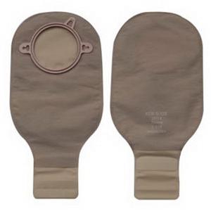 New Image 2-Piece Drainable Ostomy Pouch - 2-Sided Comfort Panel, Precut, Lock 'n Roll, 12" L, 1-3/4", Beige, Box of 10 93550240