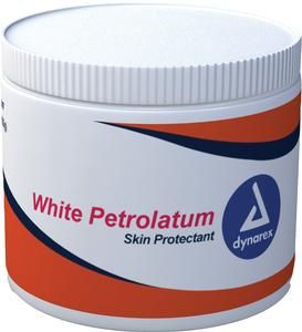 Dynarex Petrolatum: 1 Count, White, 15 oz 87589664