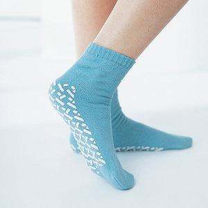 Medline Slippers, 1 Size Fits Most, Blu, Case of 48 Pairs