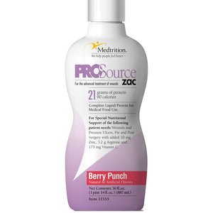 ProSource ZAC Protein Supplement Berry Punch Flavor, Case of 4 47742103