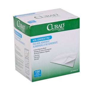 Medline CURAD Sterile Non-Adherent Pad: 3" x 4", 1200 Count