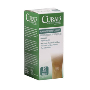 Curad Sterile Medi-Strips White 1/4 x 1.5 Inch Box of 300