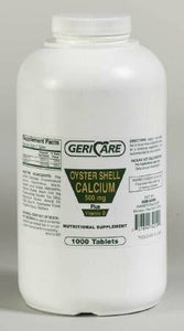 McKesson Brand Calcium with Vitamin D Supplement 1000 Tablets/Bottle