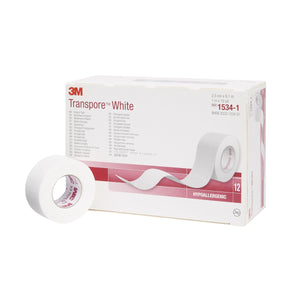 Transpore 1534-1 White Surgical Tape, 1 Roll
