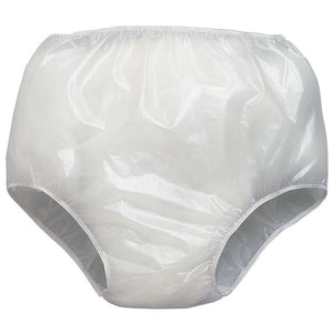 Fiberlinks Textiles Waterproof Vinyl Pull-on Pant: Large, 34"-42", 3 Count White
