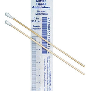 Medline Sterile Cotton Tipped Applicators: 200 Count