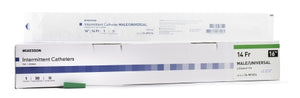 McKesson Urethral Catheter, Straight Tip, PVC, 14 Fr., 16 Inch, Box of 30