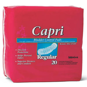 Medline Capri Bladder Control Pads: 2.75" X 9.75", 180 Count 46272186