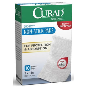 Curad CUR47395RB Non-Stick Pad Box of 10 59833206