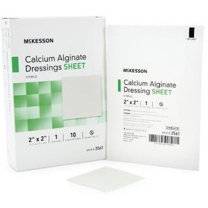 Mckesson 3561 Calcium Alginate Dressing. 1 count 30780456
