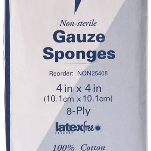 Medline NON25408 Gauze Sponge Pack of 200