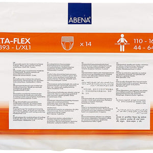 Delta-Flex XL1 Premium Protective Underwear X-Large Pack of 14, White