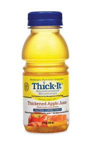 Thick-It AquaCareH2O Thickened Apple Juice 8 oz Bottle Nectar Consistency Case of 24 45470151