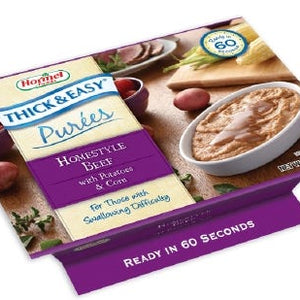 Thick & Easy Purees 7 oz. Bowl Beef with Potatoes / Corn Ready to Use Puree Case of 7 40171127