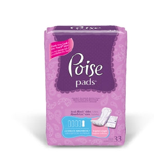 Poise Ultimate Pads - 15 9/10", Case of 108, Heavy Absorbency, Female, Absorb-Loc, Disposable