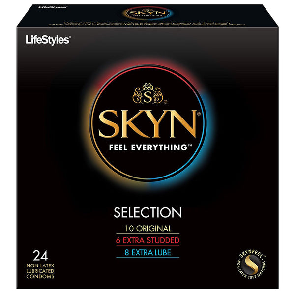 Lifestyles SKYN Feel Everything Selection, Box of 24 Condoms Lifestyles SKYN Feel Everything Selection, Box of 24 Condoms