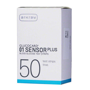 Glucocard 01 Sensor Blood Glucose Test Strips Box of 50