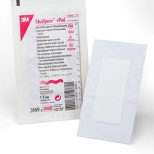 Medipore 3569 +Pad Soft Cloth Adhesive Wound Dressing, Case of 100