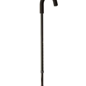 Medline Standard Aluminum Canes: Black, 6 Count