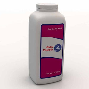 Dynarex Baby Powder, 4-Ounce, Pack of 48