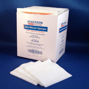 McKesson 164234 NonWoven Sponge, Box of 80