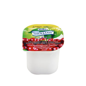 Hormel Food Services Thick & Easy Thickened Beverage: Cranberry, 4 oz, Honey Consistency, 24 Count 47670745
