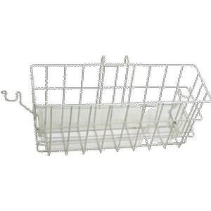 Carex Snap On Walker Basket with Tray, 16" x 6" x 7"