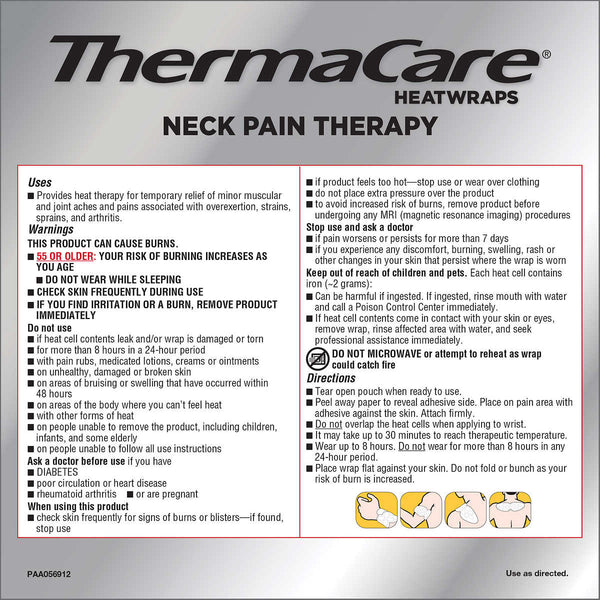 ThermaCare Heat Wrap, Box of 3
