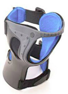 Exoform Wrist Support, Suede / Flannel Right Hand Black / Blue, Medium, 2 Pack