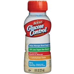 Boost Glucose Control Nutritional Energy Drink 8 oz., Very Vanilla Case of 24 13092425