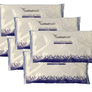 Cardinal Health Insulated Reusable Hot/Cold Gel Packs, Jumbo, 7-1/2" x 15", Case of 6