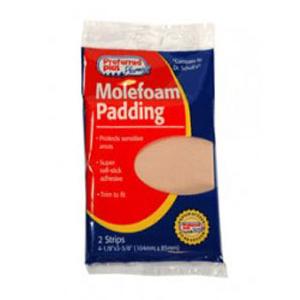 Preferred Plus Molefoam Padding, 4" x 3" (2 Strips), 4 Pack