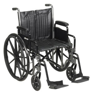McKesson Padded Wheelchair 1 Each, Black 16943072