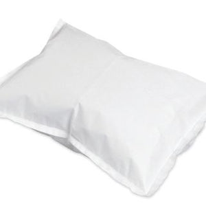 Mckesson Pillowcase: 100 Count, White, Standard, 21" W x 30" L