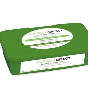 Aloetouch SELECT Premium Spunlace Personal Cleansing Wipes Scented 1 Tub of 48 12556401
