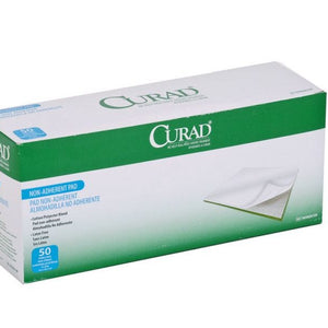 Medline CURAD Sterile Non-Adherent Pad: 3" x 8", 50 Count