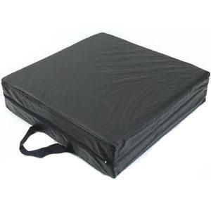 Briggs Healthcare/Mabis Deluxe Seat Lift Cushion: Black, 16" x 16" x 4", 1 Count