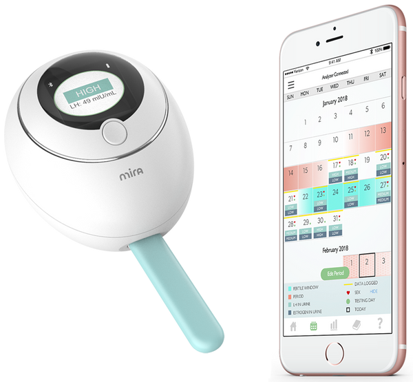 Mira Fertility Tracking Monitor Kit With 10 Ovulation Test Wands And mira-fertility-tracking-monitor-kit-with-10-ovulation-test-wands-and