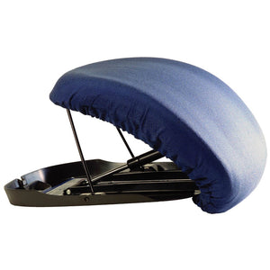 Carex Upeasy Seat Assist Plus Manual Lifting Cushion: Navy Blue, 1 Count