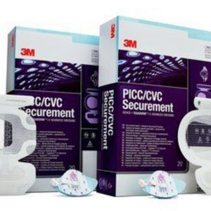 3M 1839-2100 PICC / CVC Securement Device + Tegaderm I.V. Advanced Securement Dressing, Box of 20