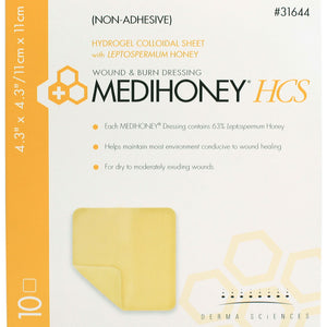 MEDIHONEY 31644 Hydrogel Dressing, Box of 10