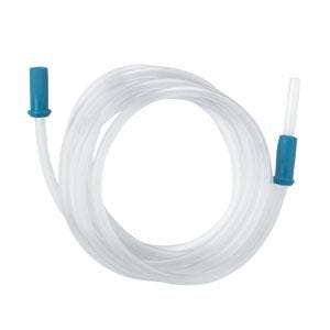 Universal Suction Tubing with Scalloped Connectors, 3/16" X 6', Case of 50