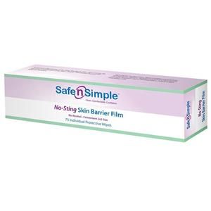Safe N Simple No-Sting Skin Barrier Film Box of 75 30579279