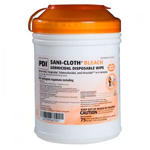 Nice Pak Products Sani-Cloth Bleach Germicidal Disposable Wipe: 1 Count