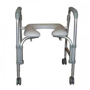 Elongated Hinged Toilet Seat Riser, 3-1/2" H